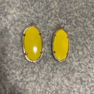 Kendra Scott Danielle earrings, yellow